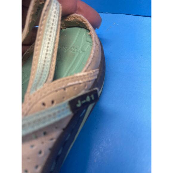 J-41 Women's Shoes Adventure All Terra Terrain Strappy Sport 9 Beige Turquoise - Picture 13 of 13